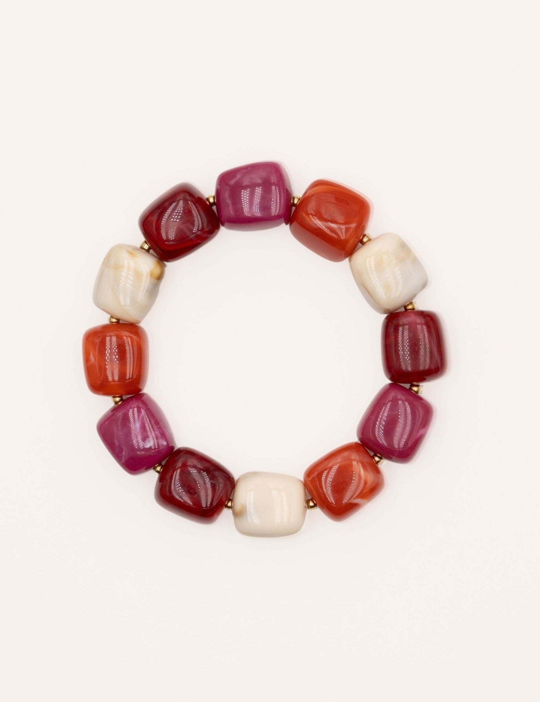 Bracelet Bohm Paris - Arsénia Bracelets à fil Bohm Paris Rouge 