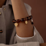 Bracelet Bohm Paris - Café Crème Bracelet Pendantifs Bohm Paris 