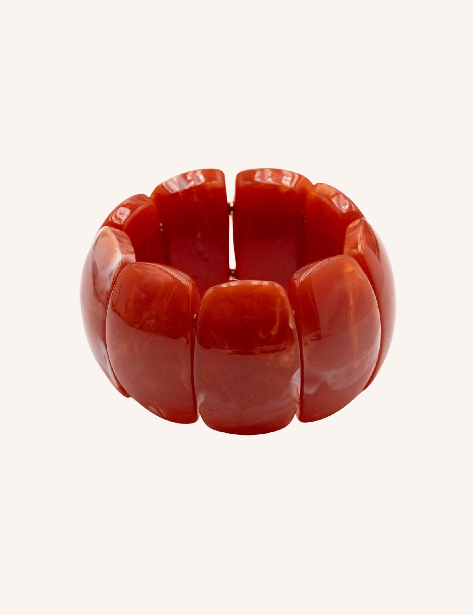 Bracelet Bohm Paris - Carmen Bracelets à Fil Bohm Paris Rouge 