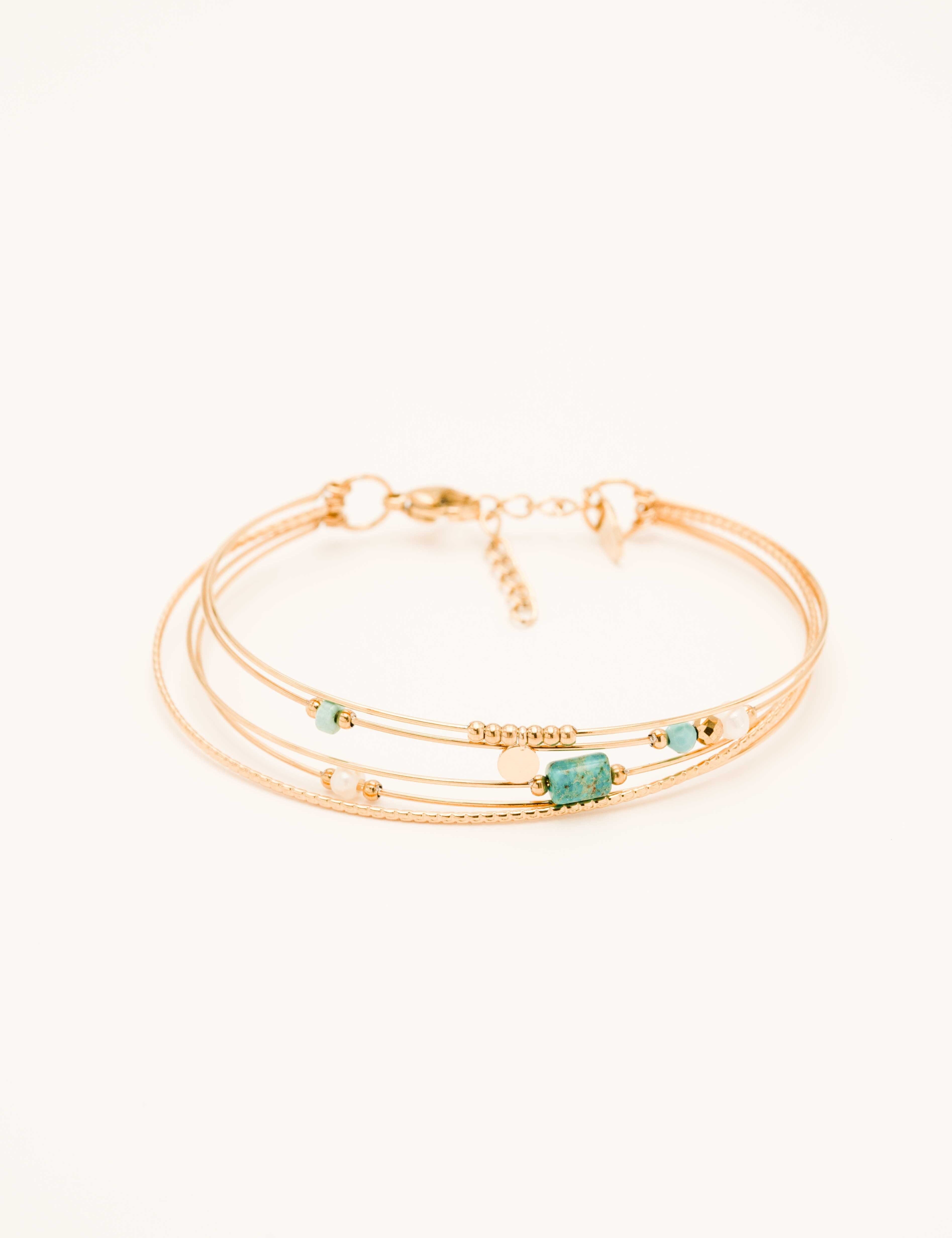 Bracelet Bohm Paris - Enya Bracelets Bohm Paris Howlite bleue 