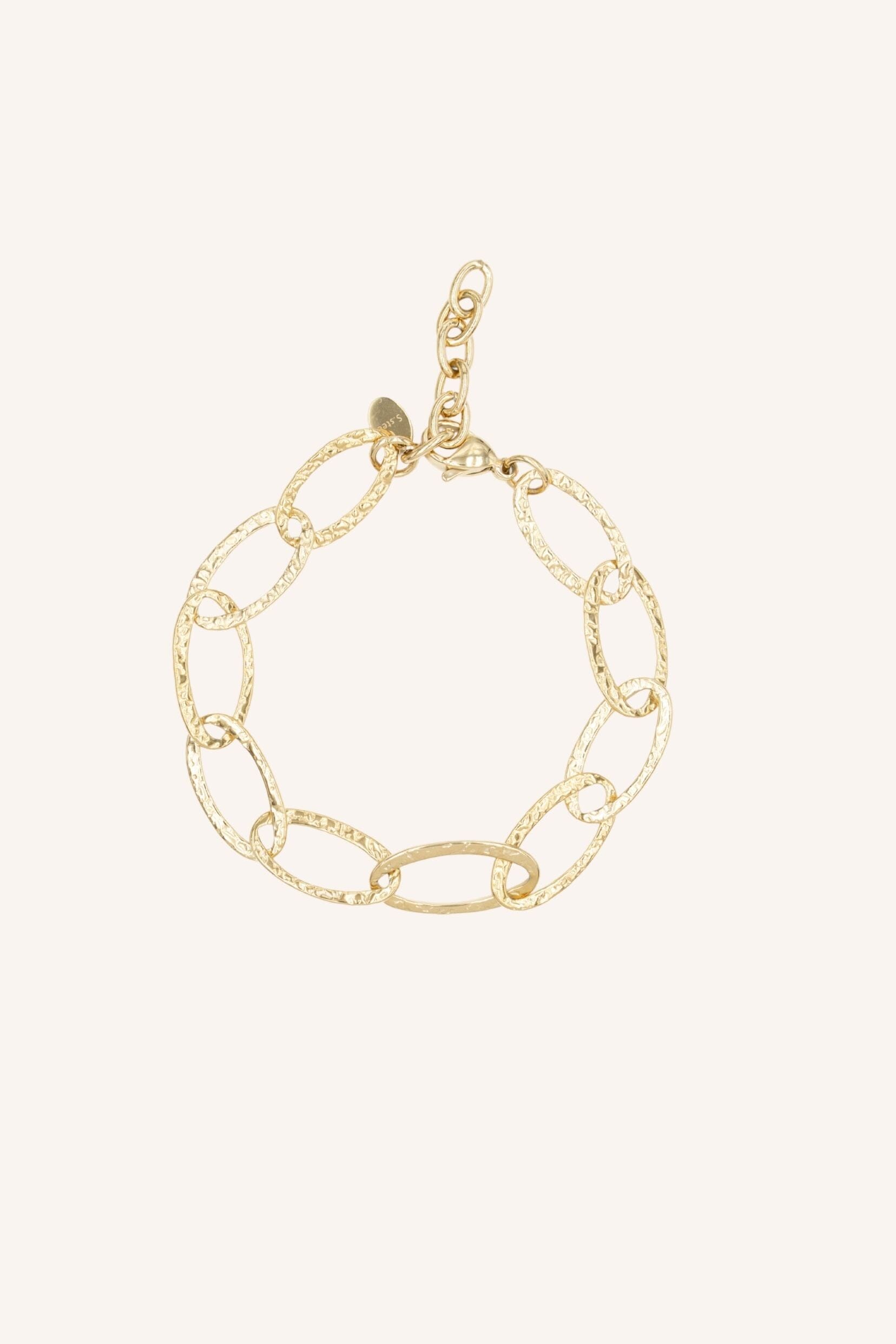 Bracelet Bohm Paris - Faustine Bracelet en mailles Bohm Paris Doré 