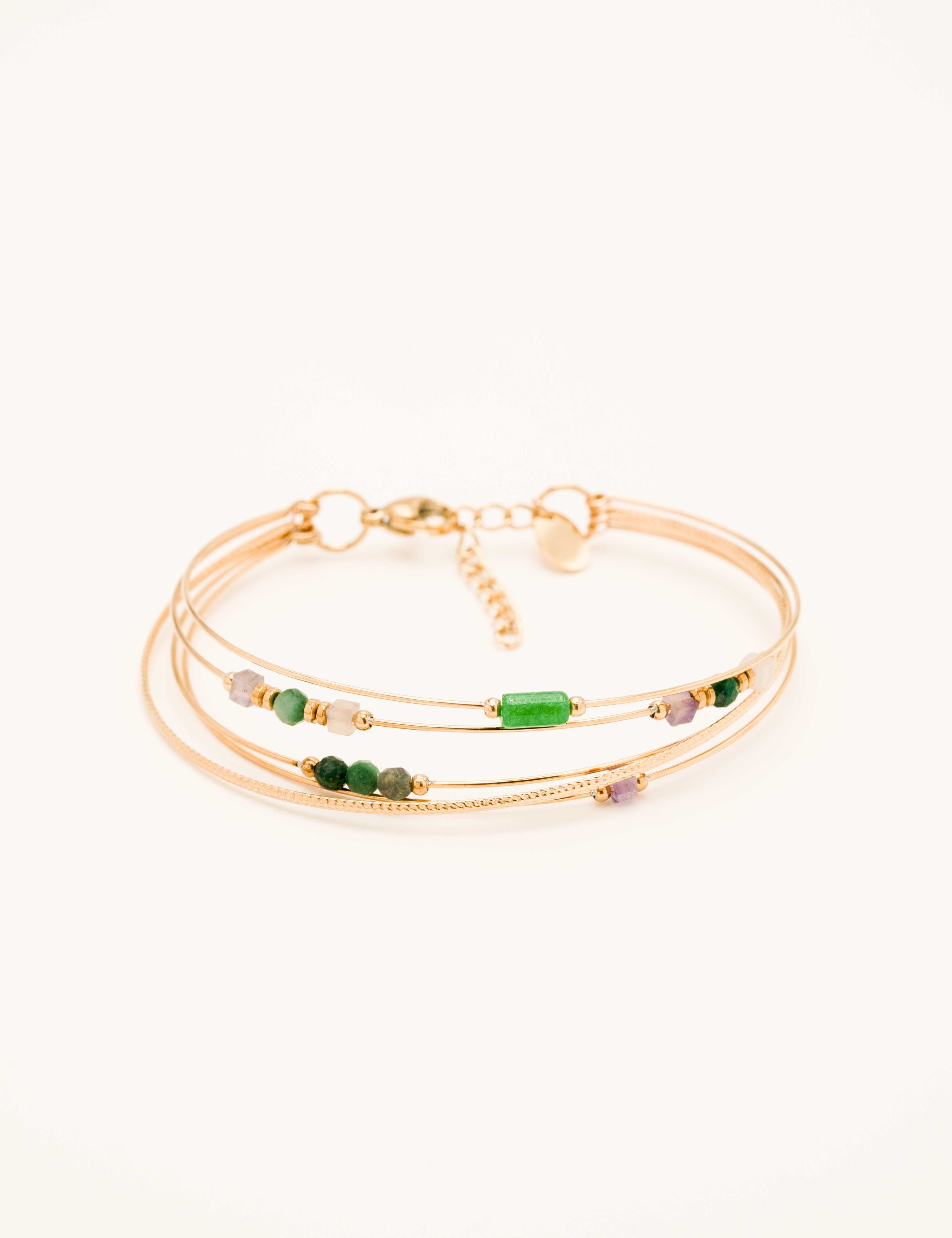 Bracelet Bohm Paris - Faye Bracelets Bohm Paris Jaspe Vert 