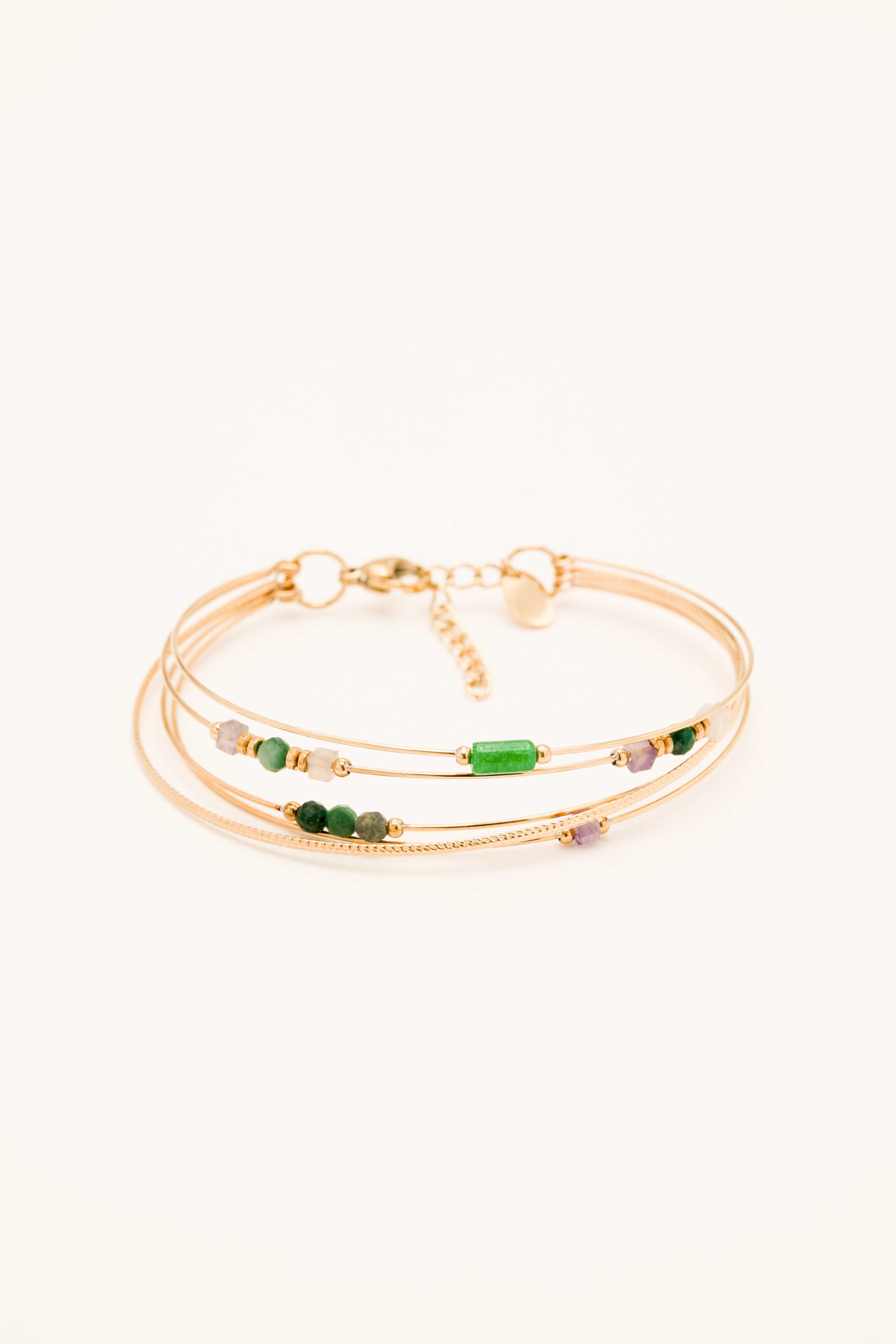 Bracelet Bohm Paris - Faye Bracelets Bohm Paris Jaspe Vert 