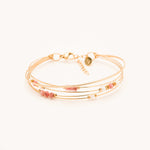 Bracelet Bohm Paris - Faye Bracelets Bohm Paris Rhodonite/ Perle d'eau douce 