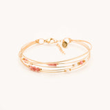 Bracelet Bohm Paris - Faye Bracelets Bohm Paris Rhodonite/ Perle d'eau douce 