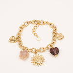 Bracelet Bohm Paris - Flore Bracelet Pendantifs Bohm Paris Doré 