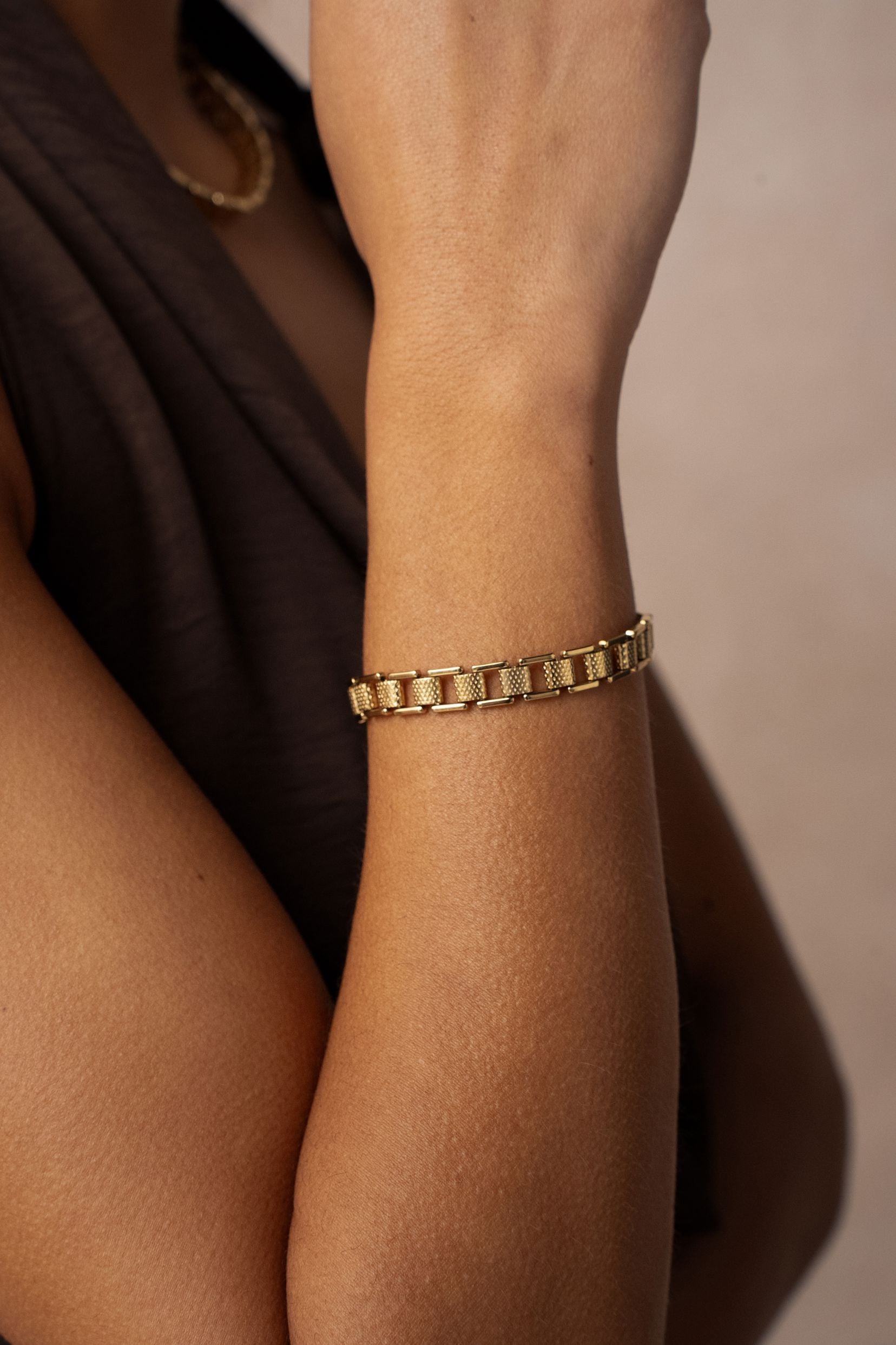 Bracelet Bohm Paris - Hojicha Bracelet en mailles Bohm Paris 