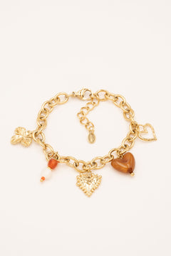 Bracelet Bohm Paris - Jasmée Bracelet Pendantifs Bohm Paris Doré 