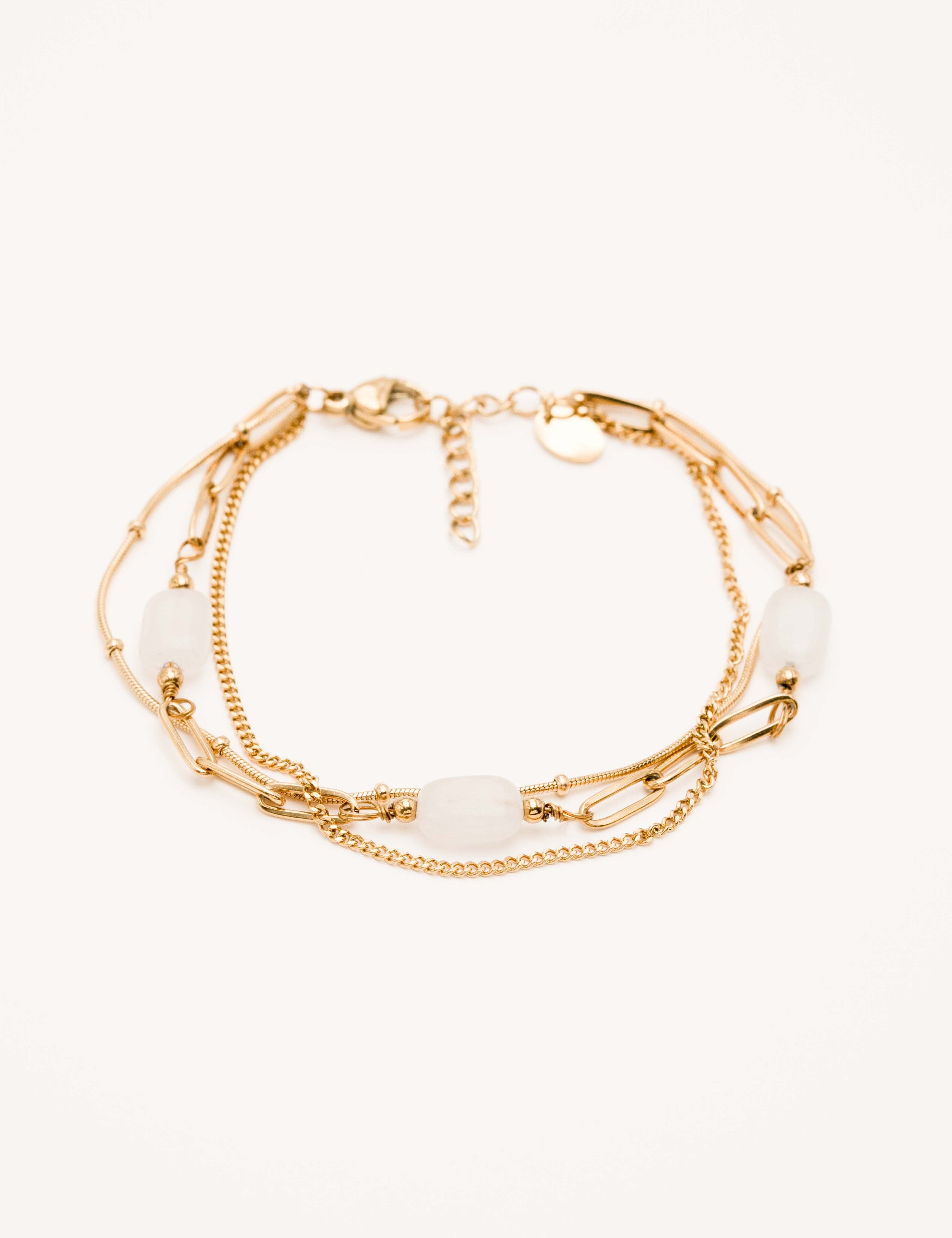 Bracelet Bohm Paris - Lorraine Bracelets Bohm Paris Agate blanche 