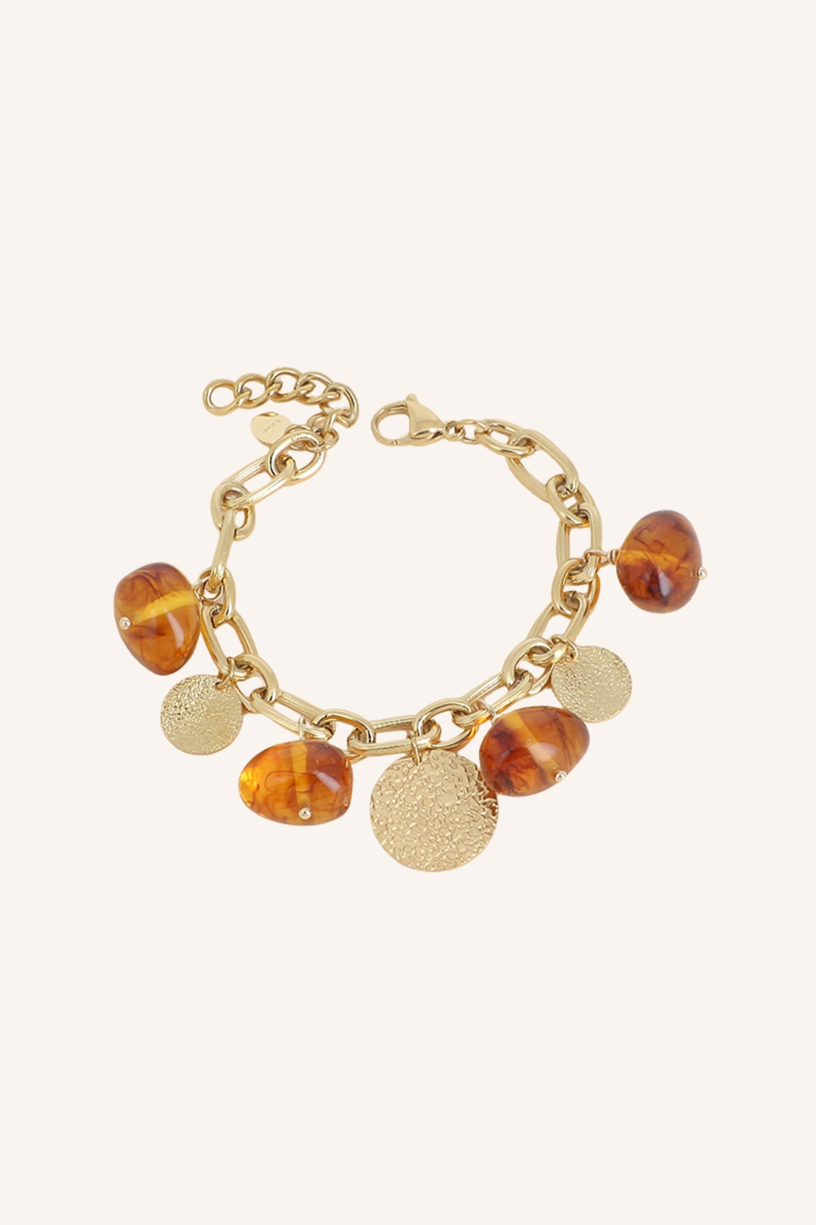 Bracelet Bohm Paris - Mocha Bracelet Pendantifs Bohm Paris Marron 