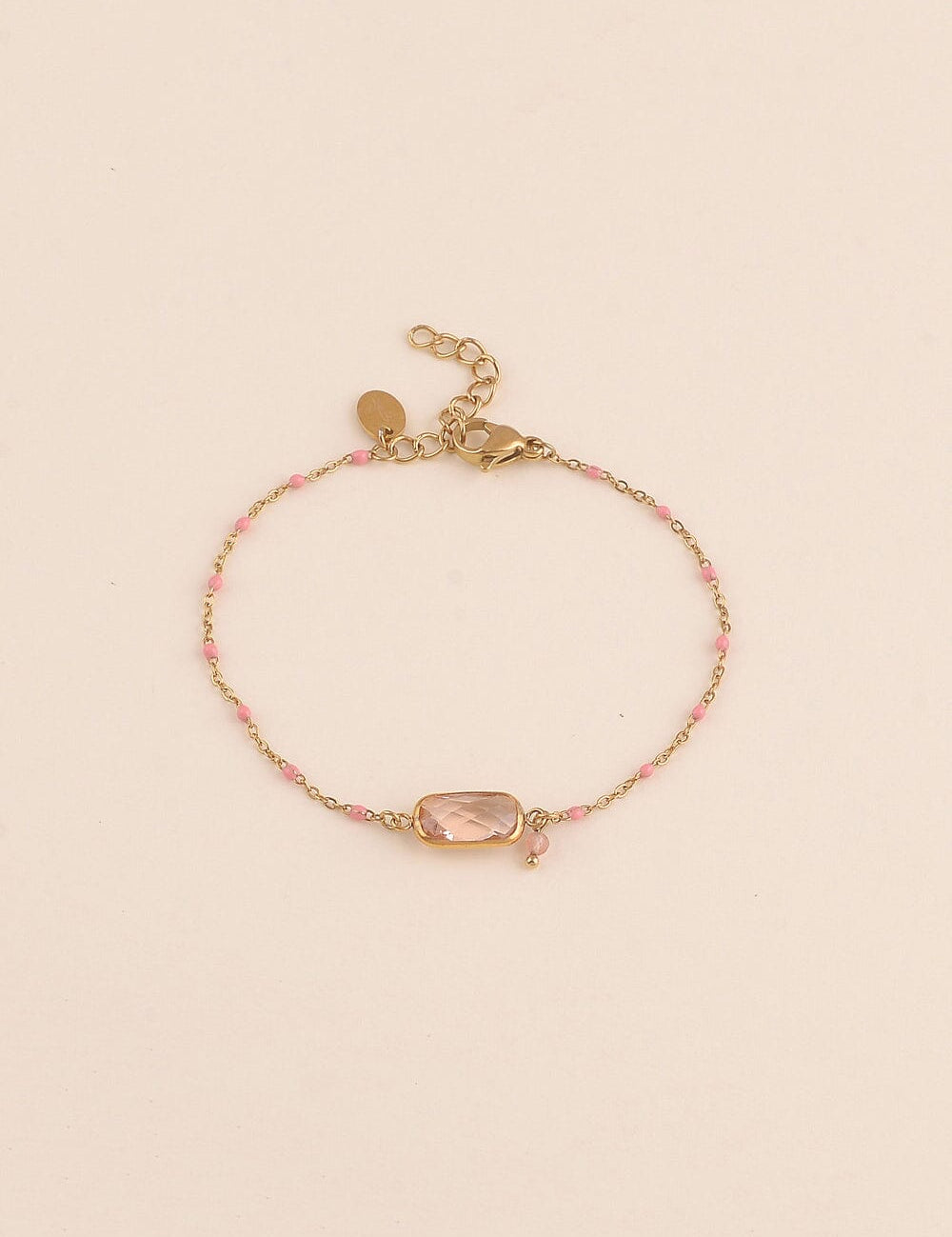 Bracelet Bohm Paris - Naïade Bracelet en mailles Bohm Paris Peach 