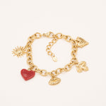 Bracelet Bohm Paris - Prisca Bracelet Pendantifs Bohm Paris Doré 