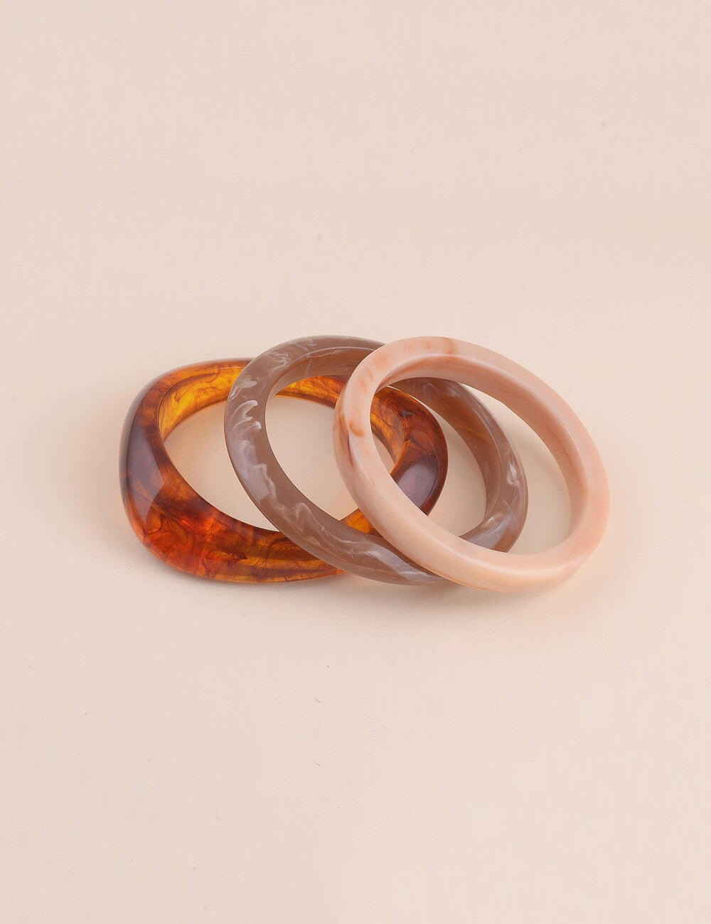 Bracelet Bohm Paris - Savana Bracelets Joncs Bohm Paris Ambre Marron 