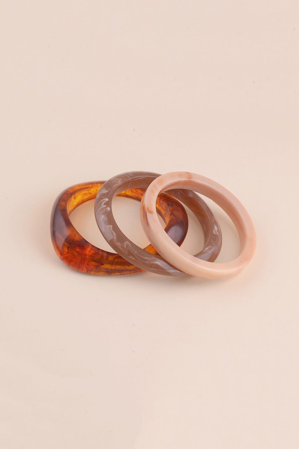 Bracelet Bohm Paris - Savana Bracelets Joncs Bohm Paris Ambre Marron 
