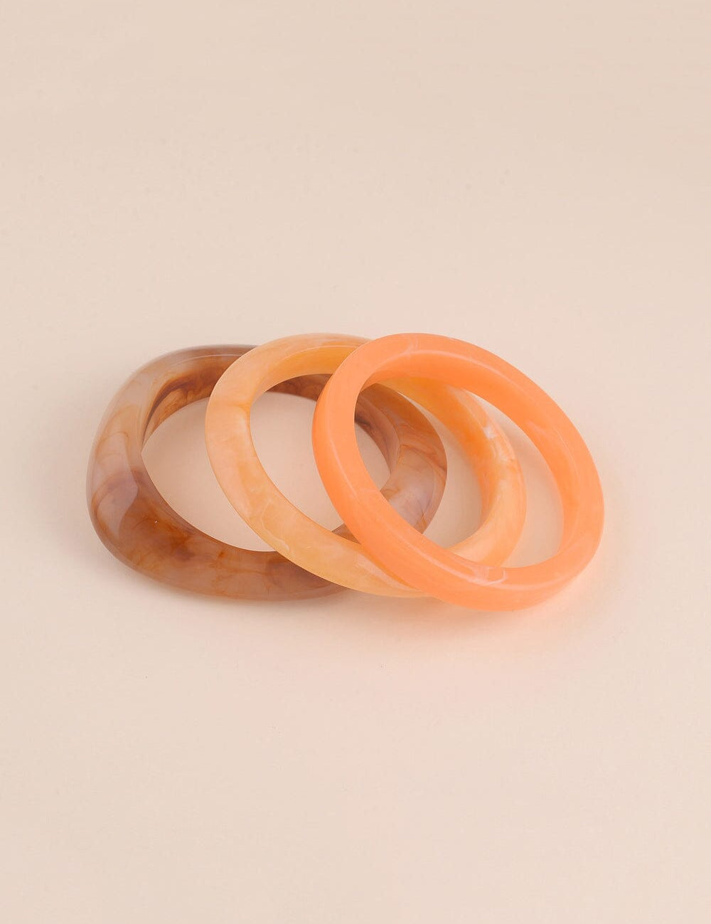 Bracelet Bohm Paris - Savana Bracelets Joncs Bohm Paris Marron Pêche 