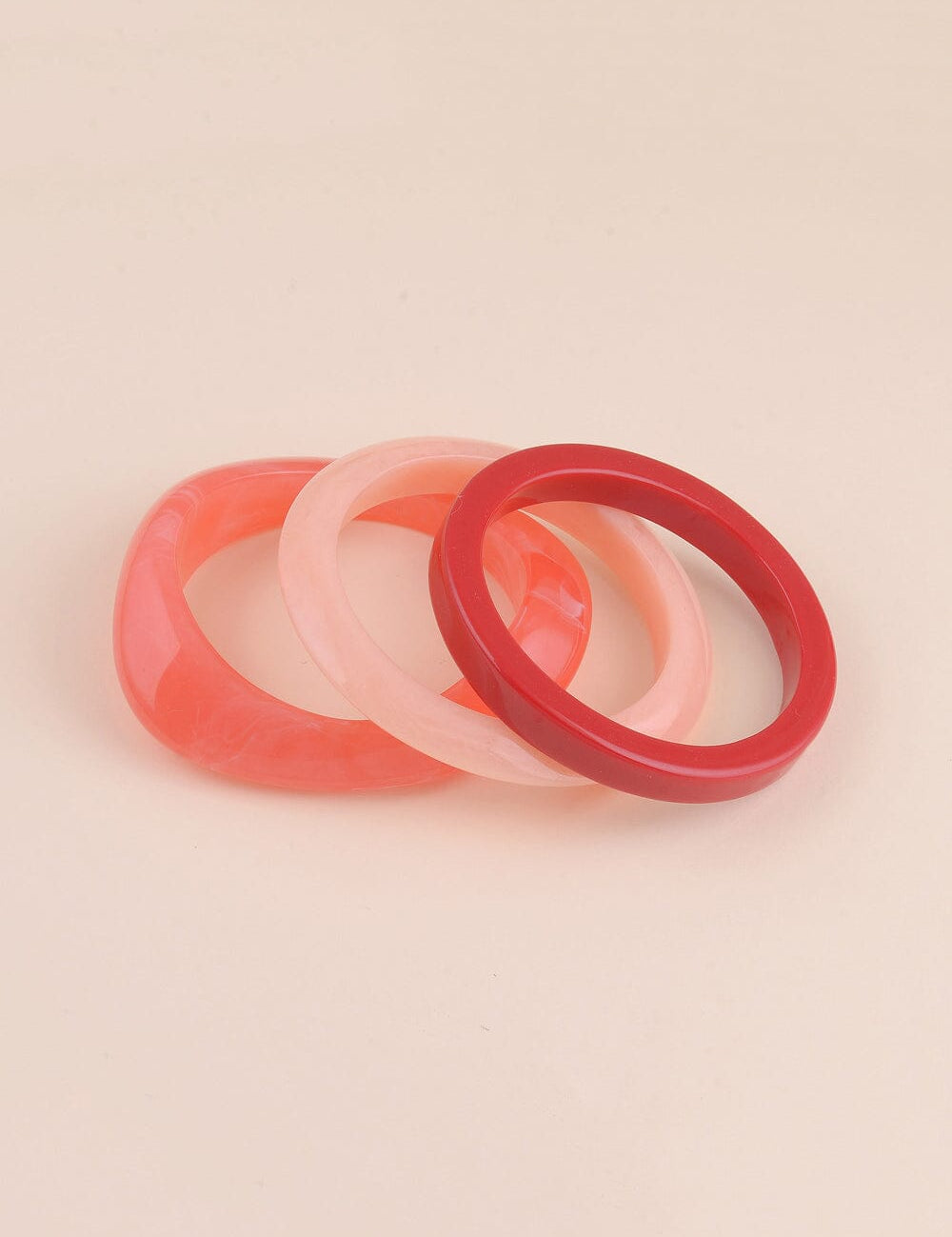 Bracelet Bohm Paris - Savana Bracelets Joncs Bohm Paris Rouge Rose 