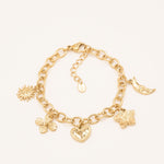 Bracelet Bohm Paris - Soléa Bracelet Pendantifs Bohm Paris Doré 