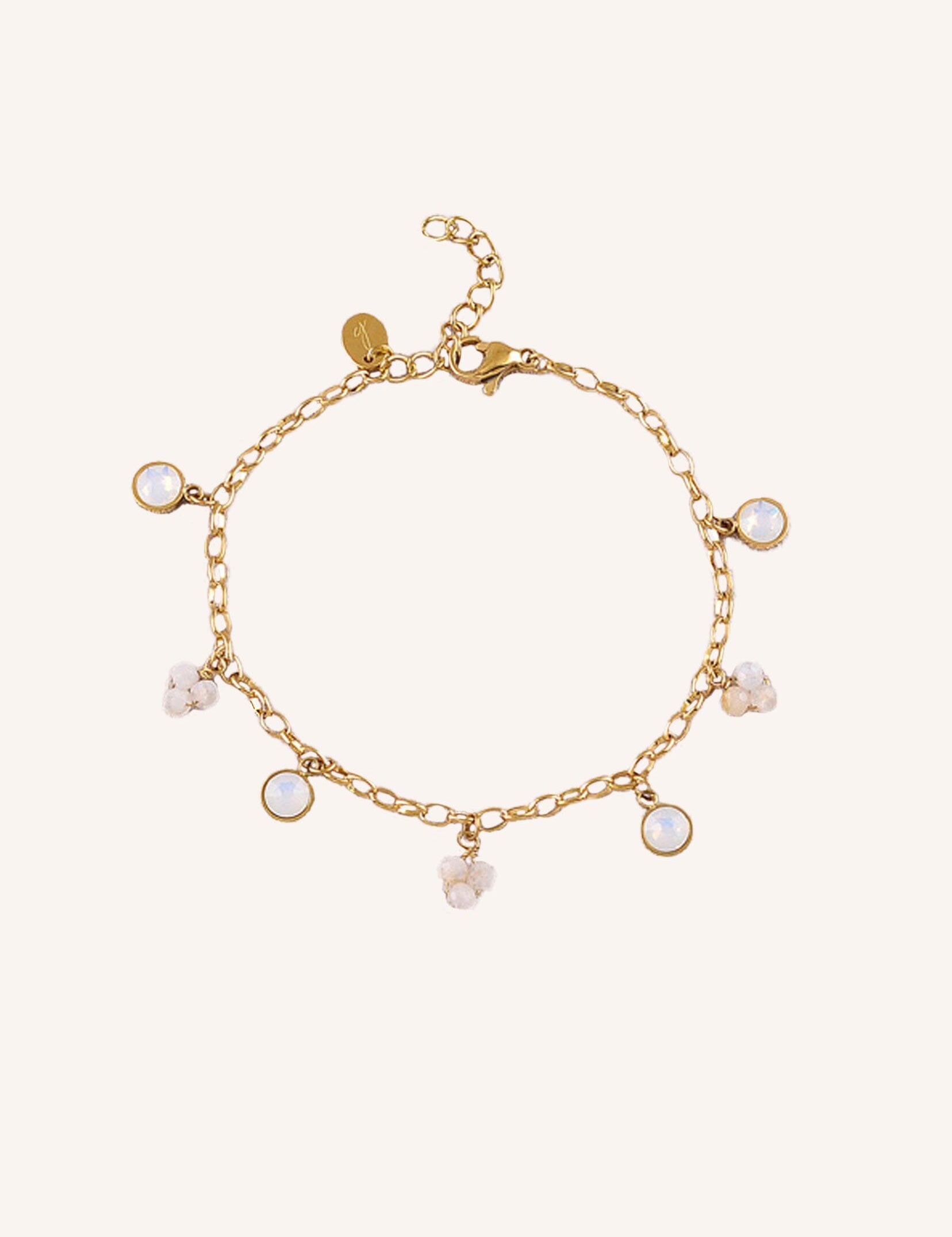 Bracelet Bohm Paris - Soly Bracelets Chaînes Bohm Paris Agate beige 