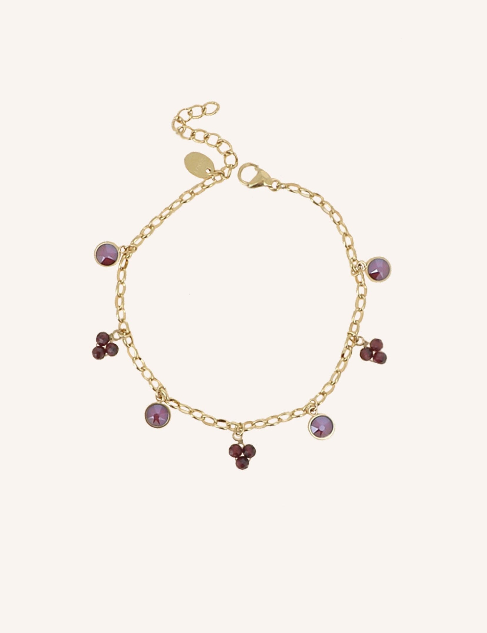 Bracelet Bohm Paris - Soly Bracelets Chaînes Bohm Paris Grenat 