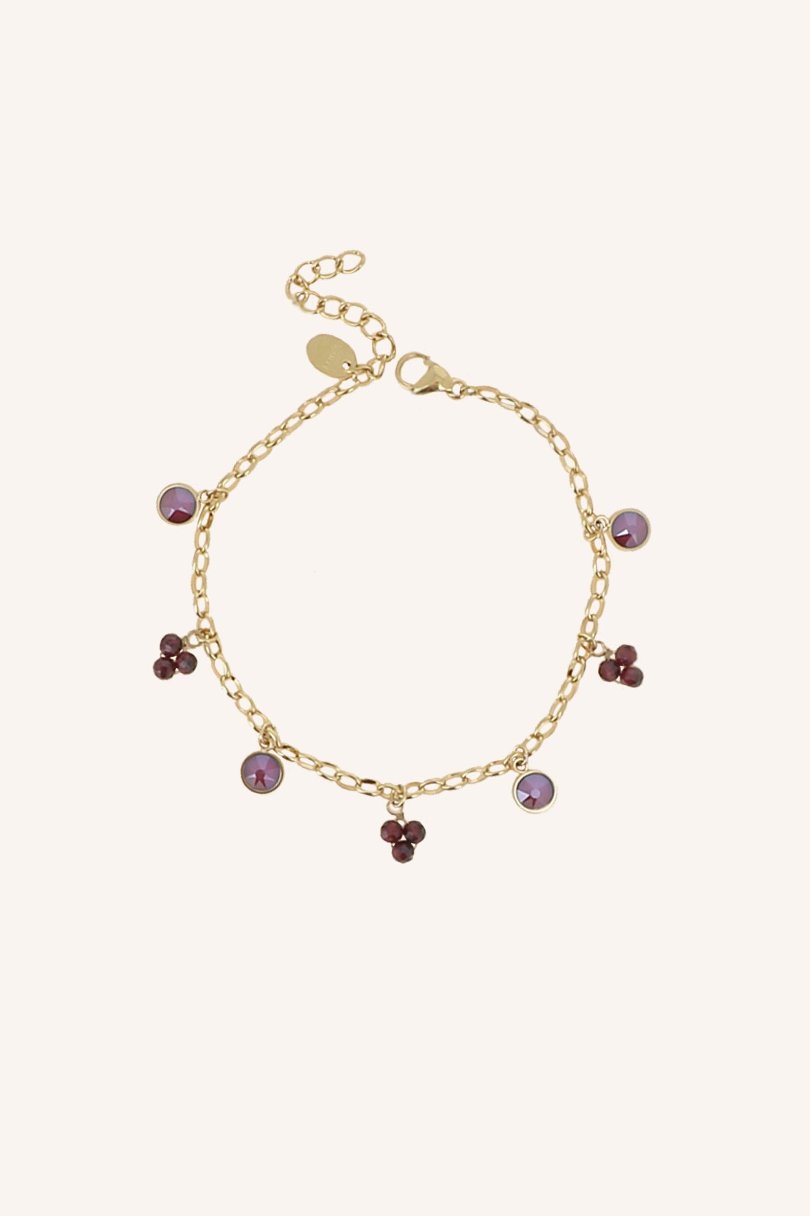 Bracelet Bohm Paris - Soly Bracelets Chaînes Bohm Paris Grenat 