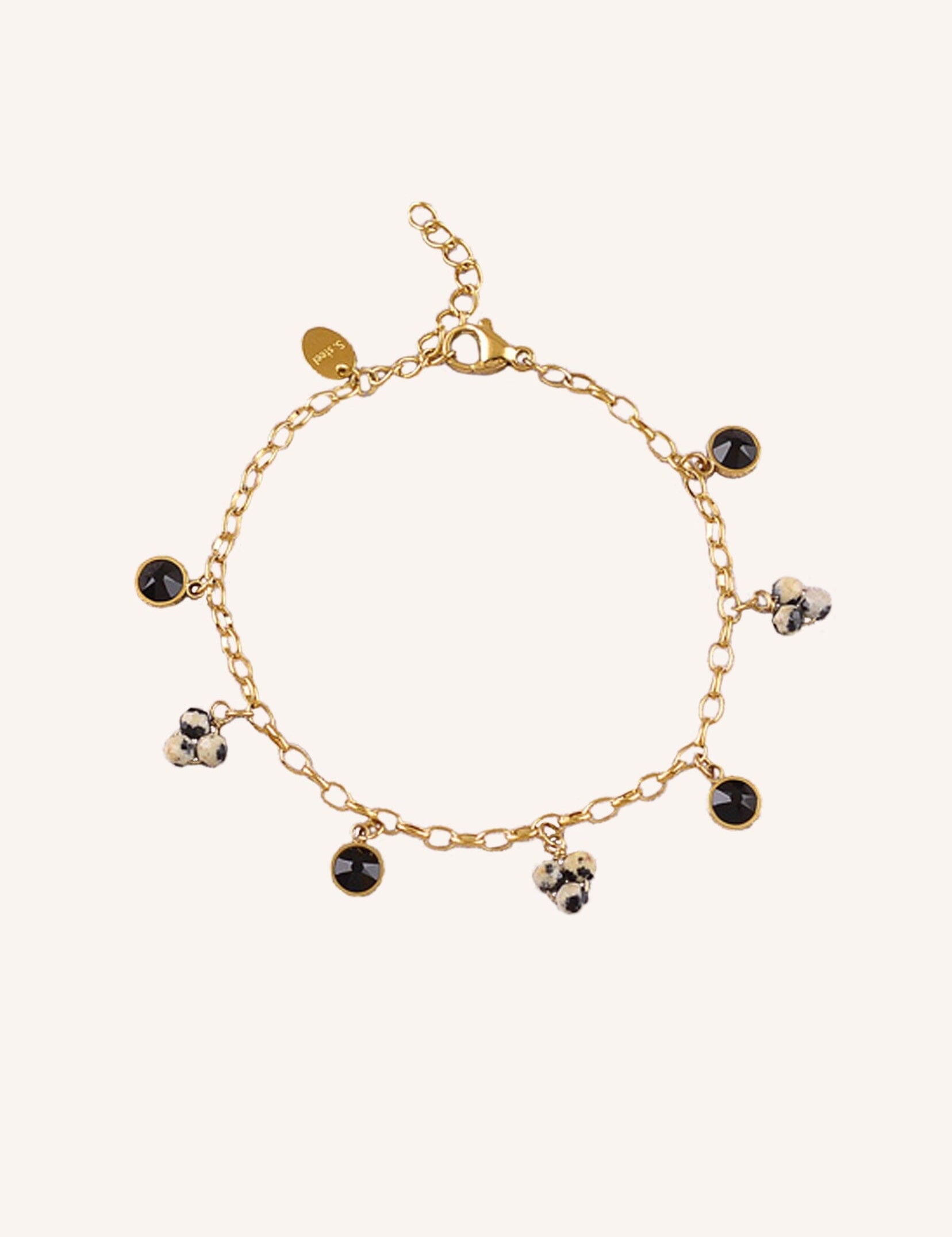 Bracelet Bohm Paris - Soly Bracelets Chaînes Bohm Paris Jaspe dalmatien 