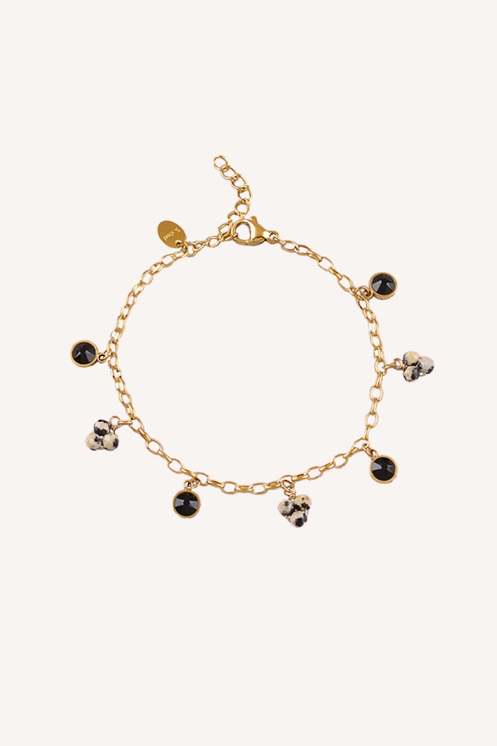 Bracelet Bohm Paris - Soly Bracelets Chaînes Bohm Paris Jaspe dalmatien 