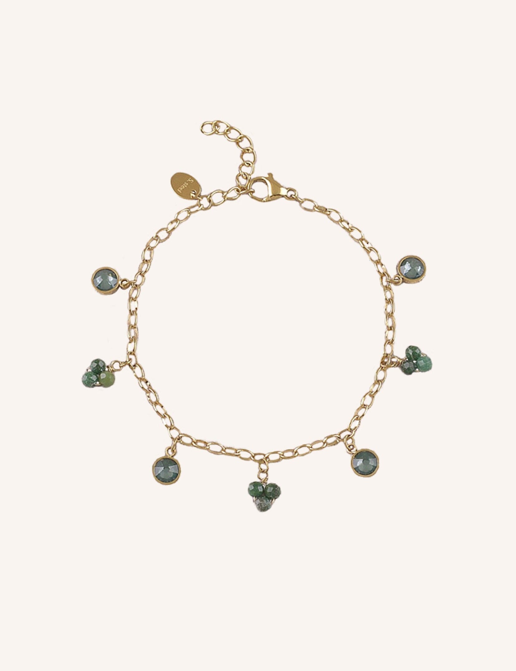 Bracelet Bohm Paris - Soly Bracelets Chaînes Bohm Paris Jaspe vert 