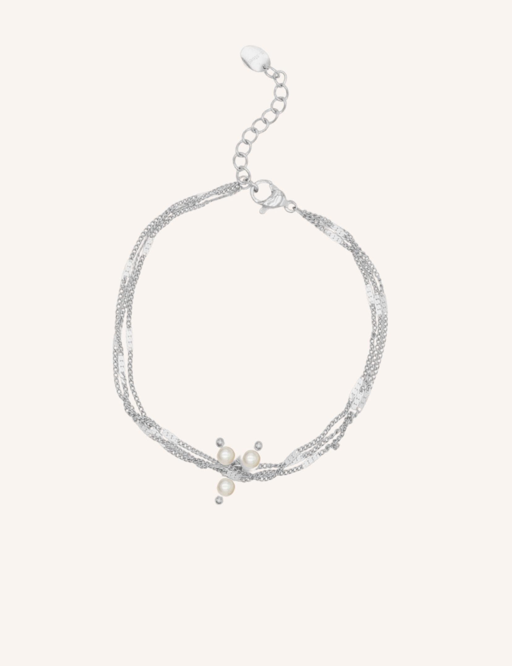 Bracelet Bohm Paris - Syria Bracelet multirangs Bohm Paris Argenté 