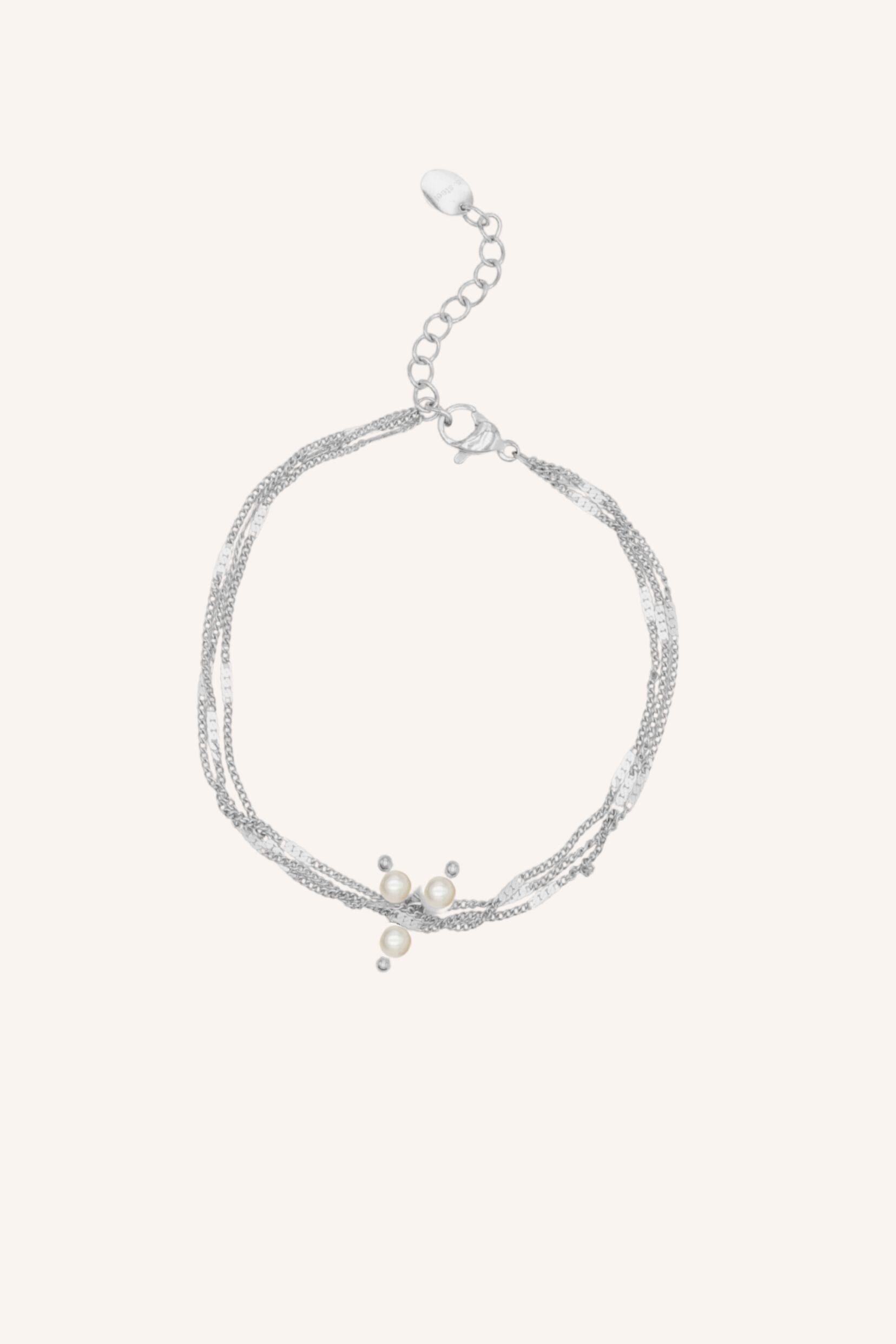 Bracelet Bohm Paris - Syria Bracelet multirangs Bohm Paris Argenté 