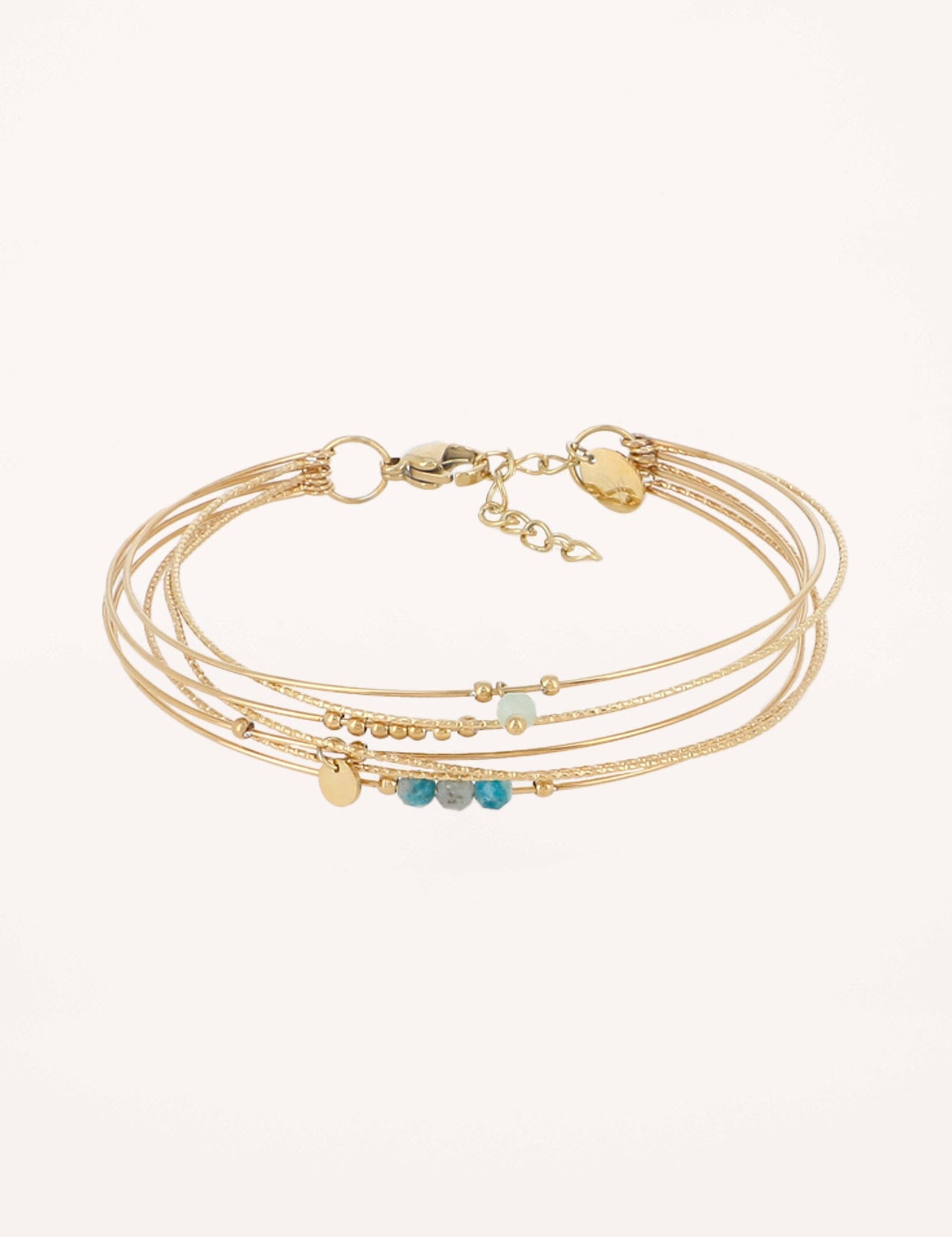 Bracelet Bohm Paris - Telma Bracelets Bohm Paris Agate bleue 