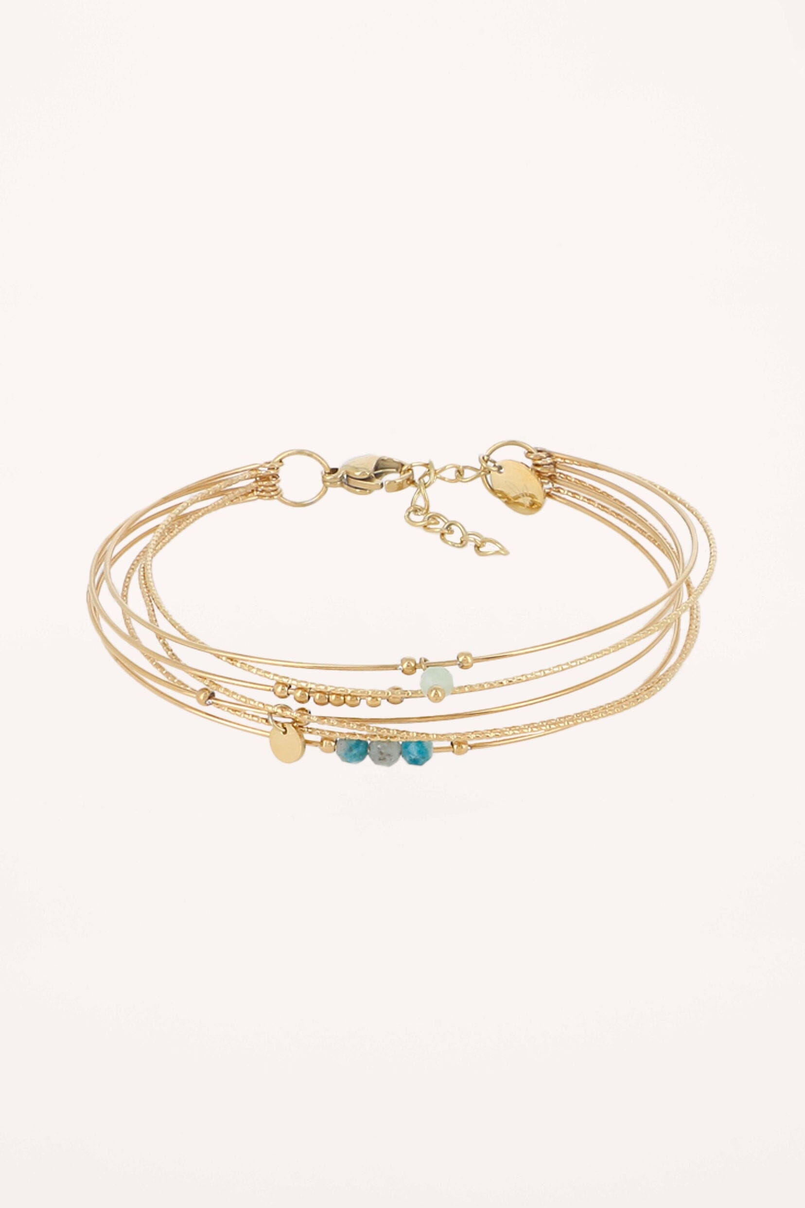 Bracelet Bohm Paris - Telma Bracelets Bohm Paris Agate bleue 