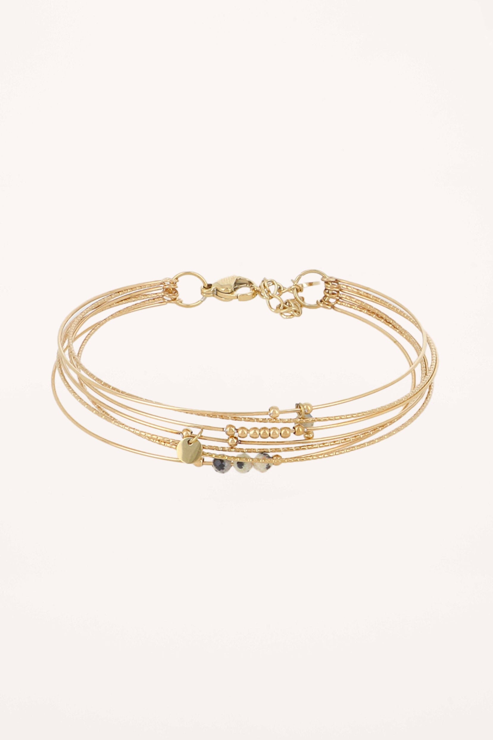 Bracelet Bohm Paris - Telma Bracelets Bohm Paris Jaspe dalmatien 