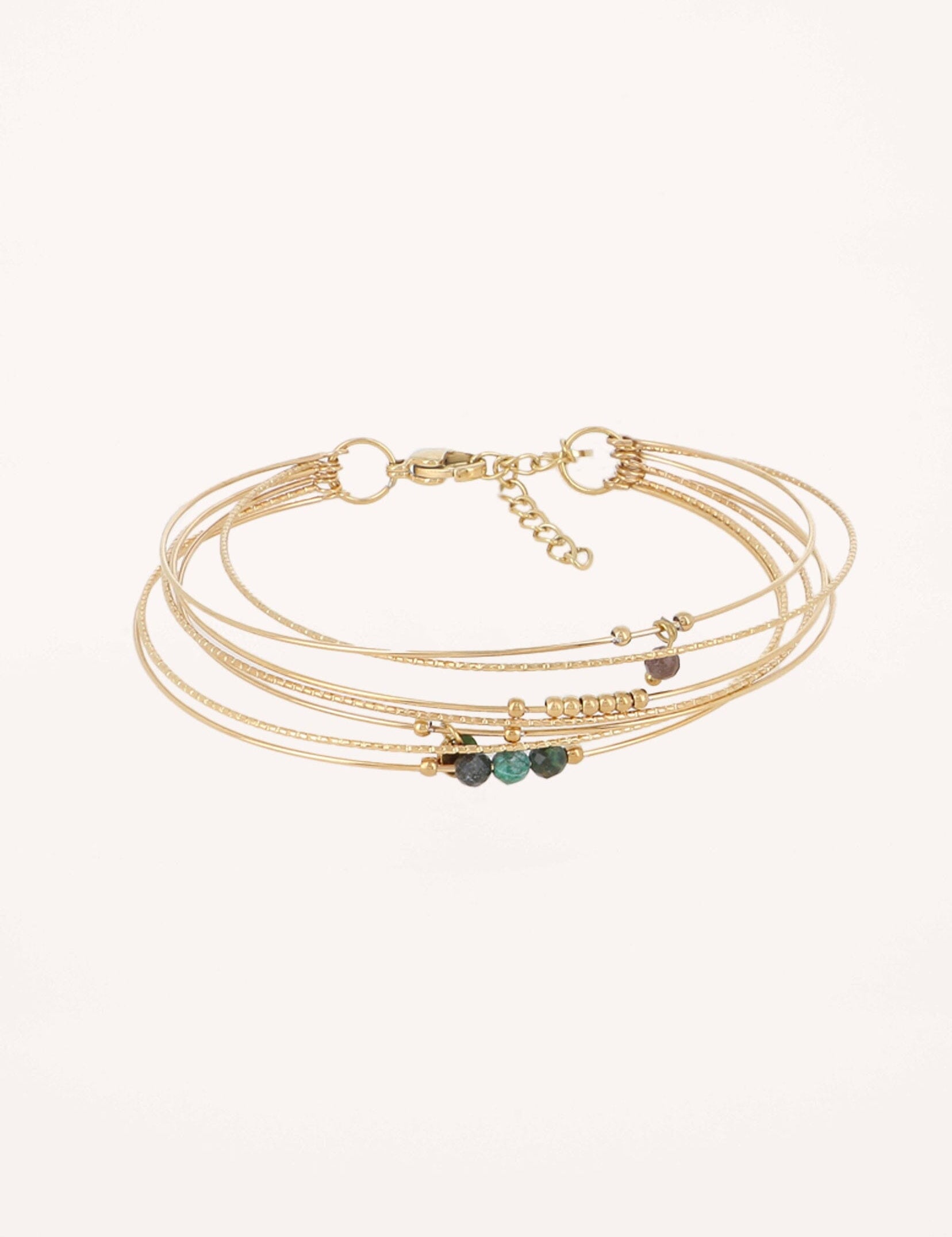 Bracelet Bohm Paris - Telma Bracelets Bohm Paris Jaspe vert 