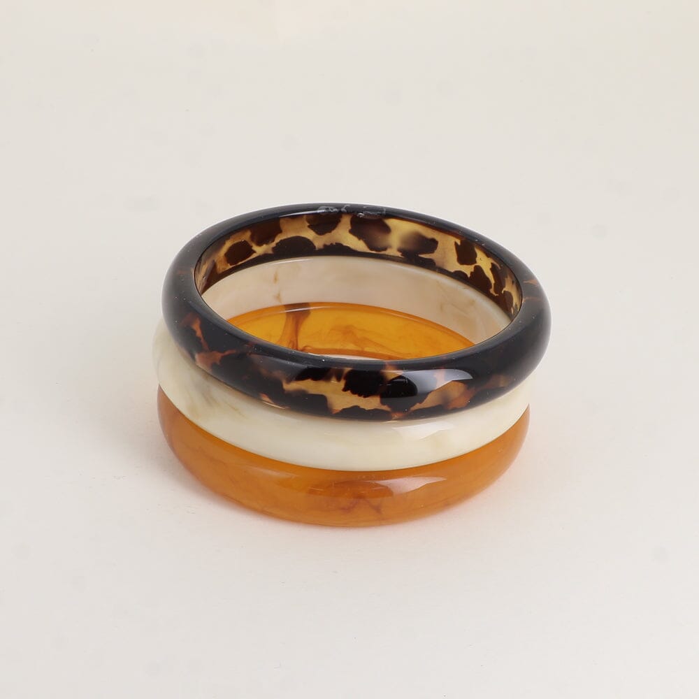 Bracelet Bohm Paris - Terra Bracelets Joncs Bohm Paris Leopard mix 