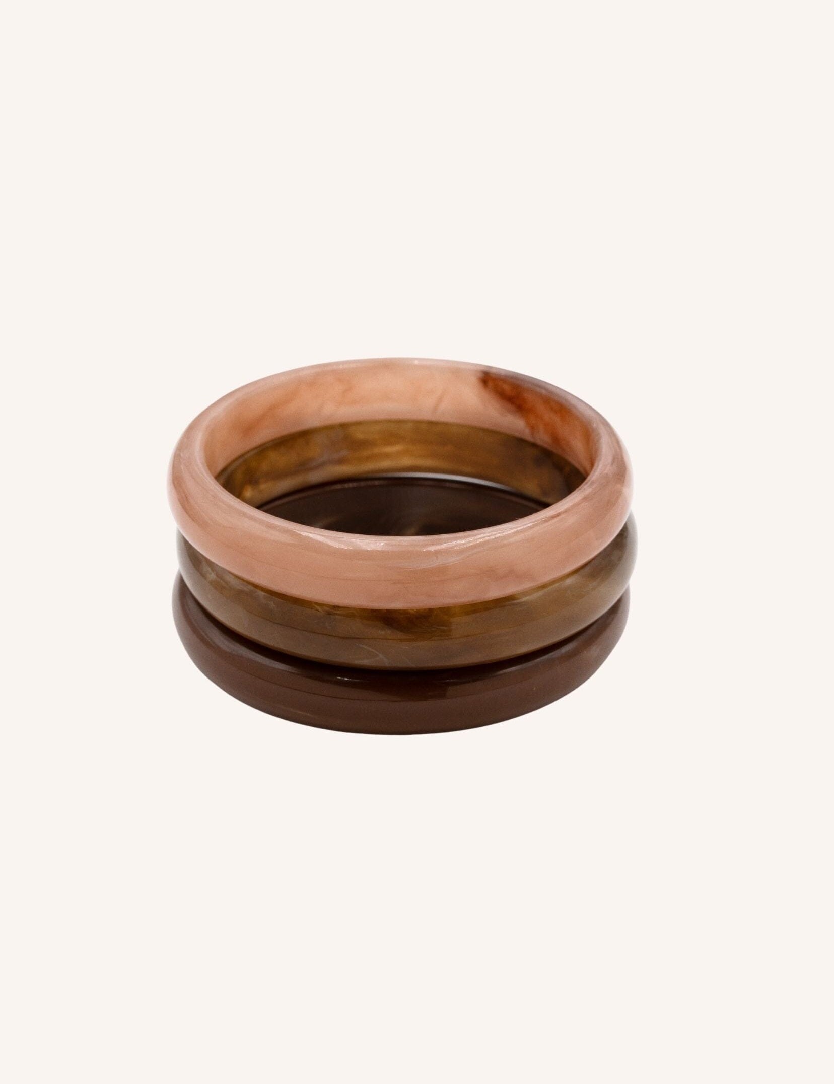 Bracelet Bohm Paris - Terra Bracelets Joncs Bohm Paris Marron mix 