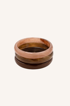 Bracelet Bohm Paris - Terra Bracelets Joncs Bohm Paris Marron mix 