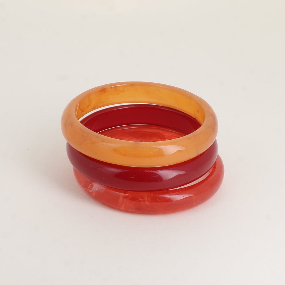 Bracelet Bohm Paris - Terra Bracelets Joncs Bohm Paris Rouge mix 