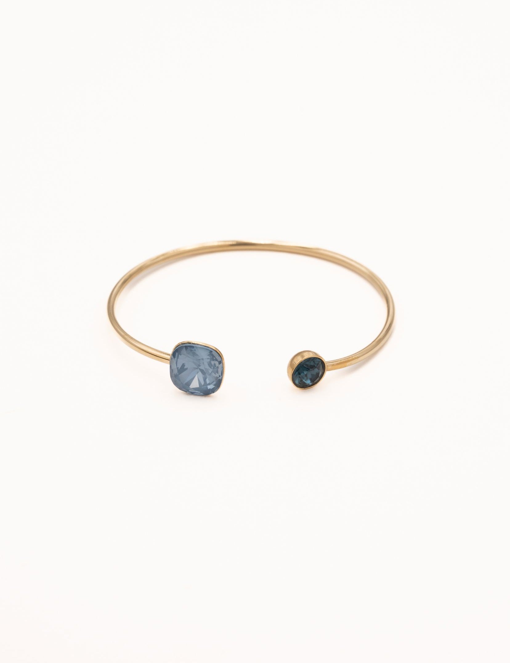 Bracelet Jonc Bohm Paris - Bea Bracelet jonc Bohm Paris Bleu jean irisé 