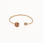 Bracelet Jonc Bohm Paris - Bea Bracelet jonc Bohm Paris Marron clair 