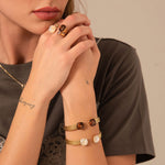 Bracelet Jonc Bohm Paris - Phoebe doré Bracelets Bohm Paris 
