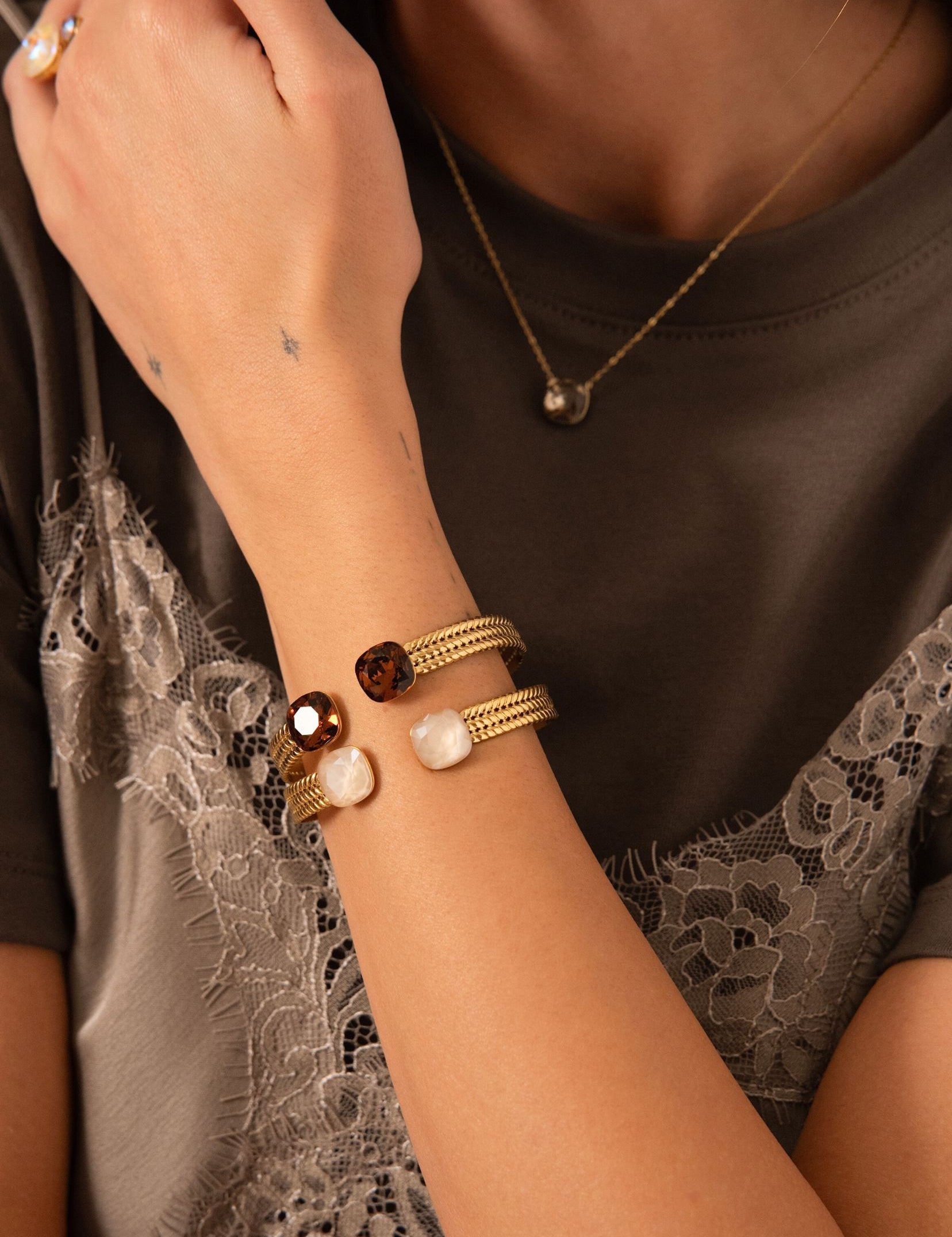 Bracelet Jonc Bohm Paris - Phoebe doré Bracelets Bohm Paris 