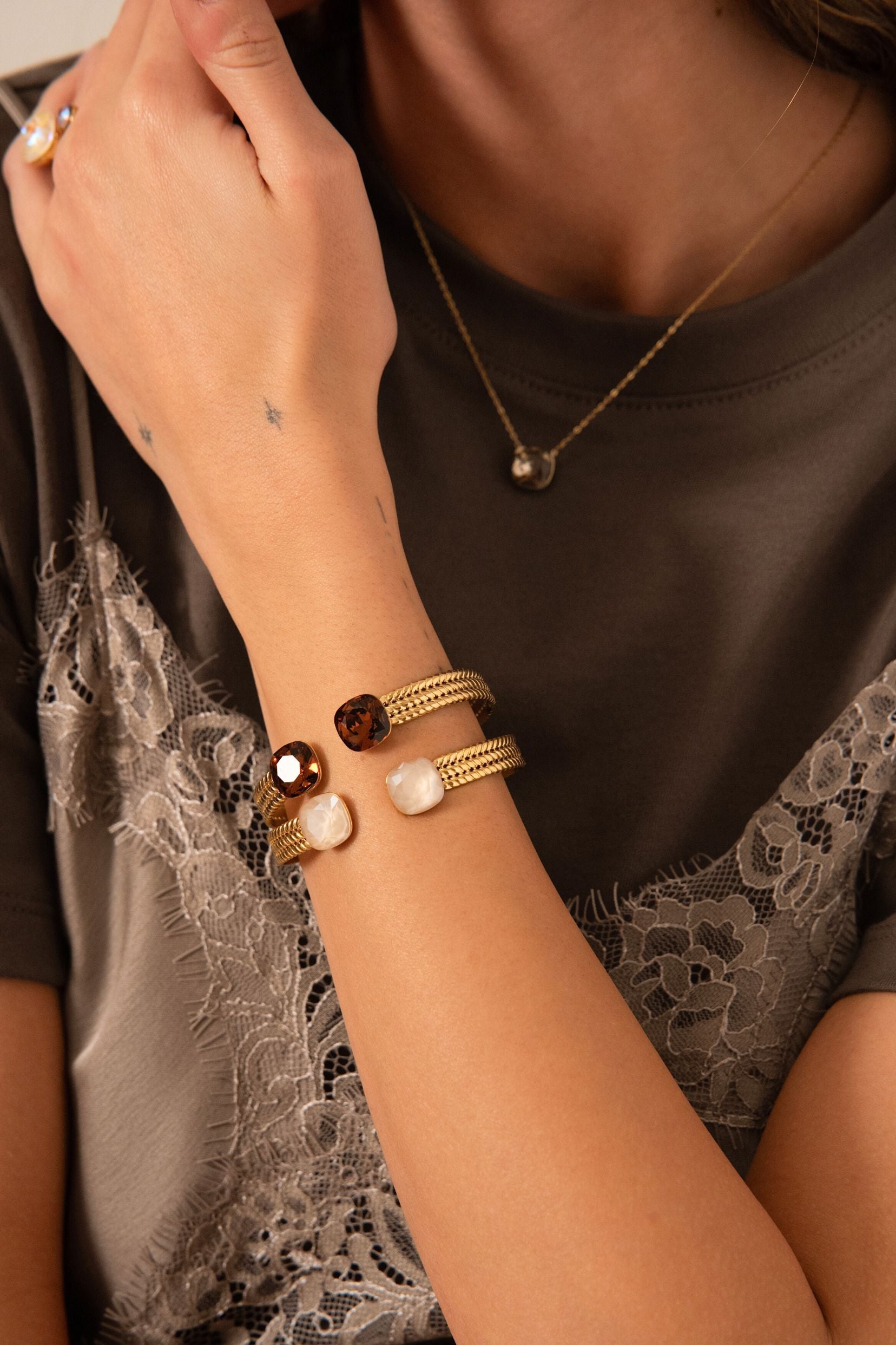 Bracelet Jonc Bohm Paris - Phoebe doré Bracelets Bohm Paris 