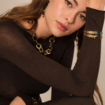 Bracelet Jonc Bohm Paris - Phoebe doré Bracelets Bohm Paris 