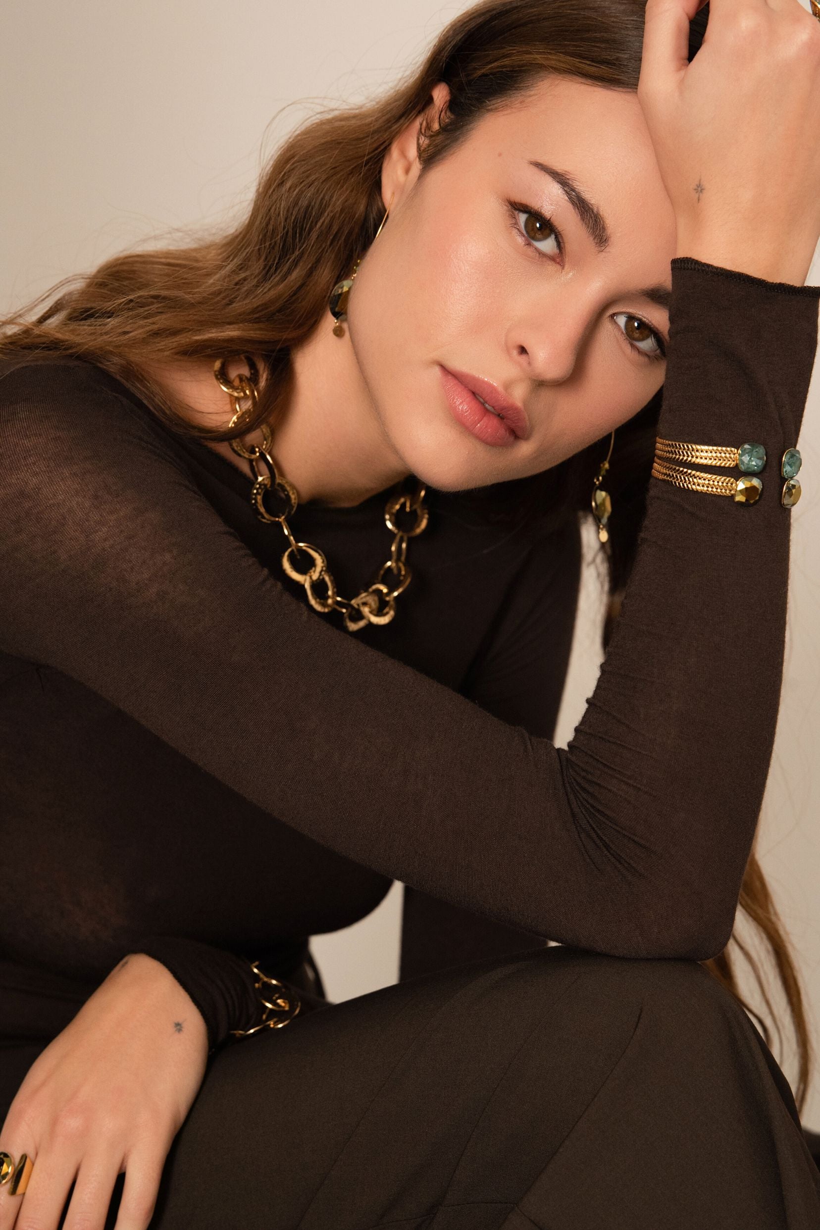 Bracelet Jonc Bohm Paris - Phoebe doré Bracelets Bohm Paris 