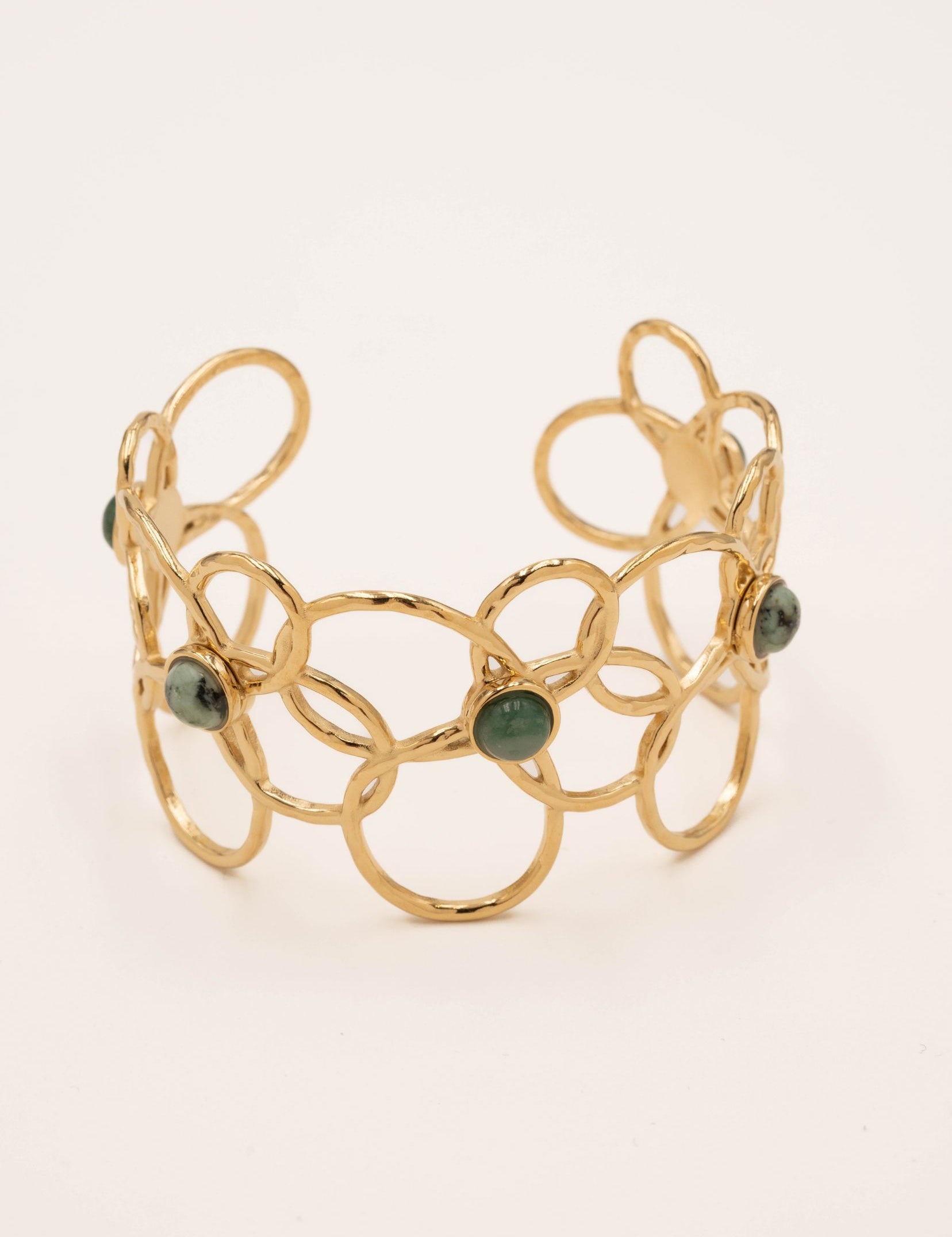 Bracelet Jonc Bohm Paris - Zinia Bracelet jonc Bohm Paris Turquoise africaine 