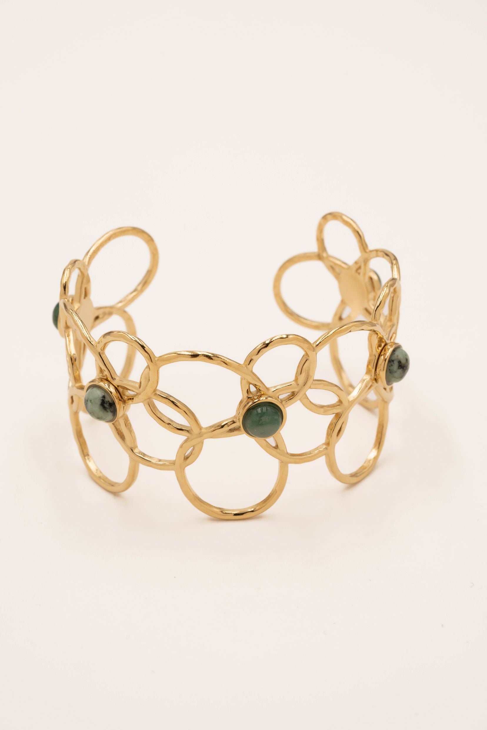 Bracelet Jonc Bohm Paris - Zinia Bracelet jonc Bohm Paris Turquoise africaine 