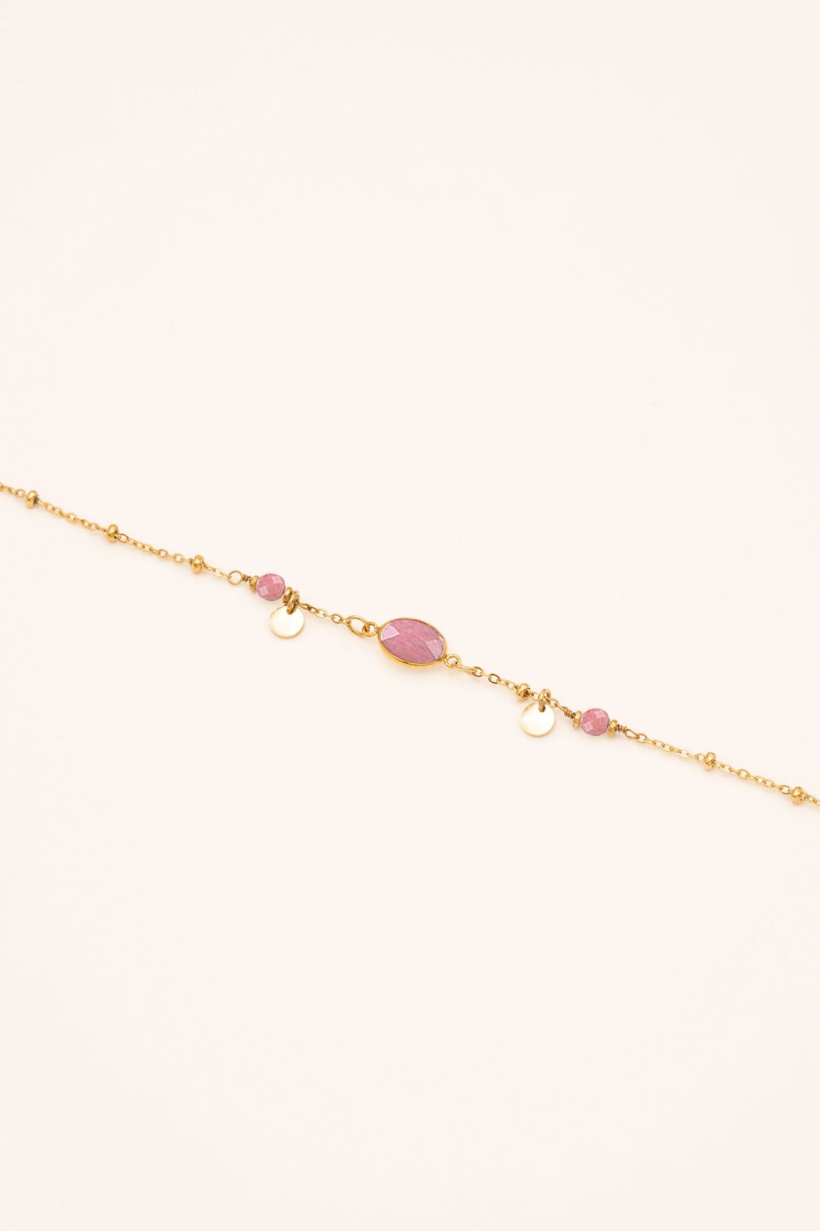 Bracelets Bohm Paris - Azalée Bracelet chaîne simples Bohm Paris Rhodonite 