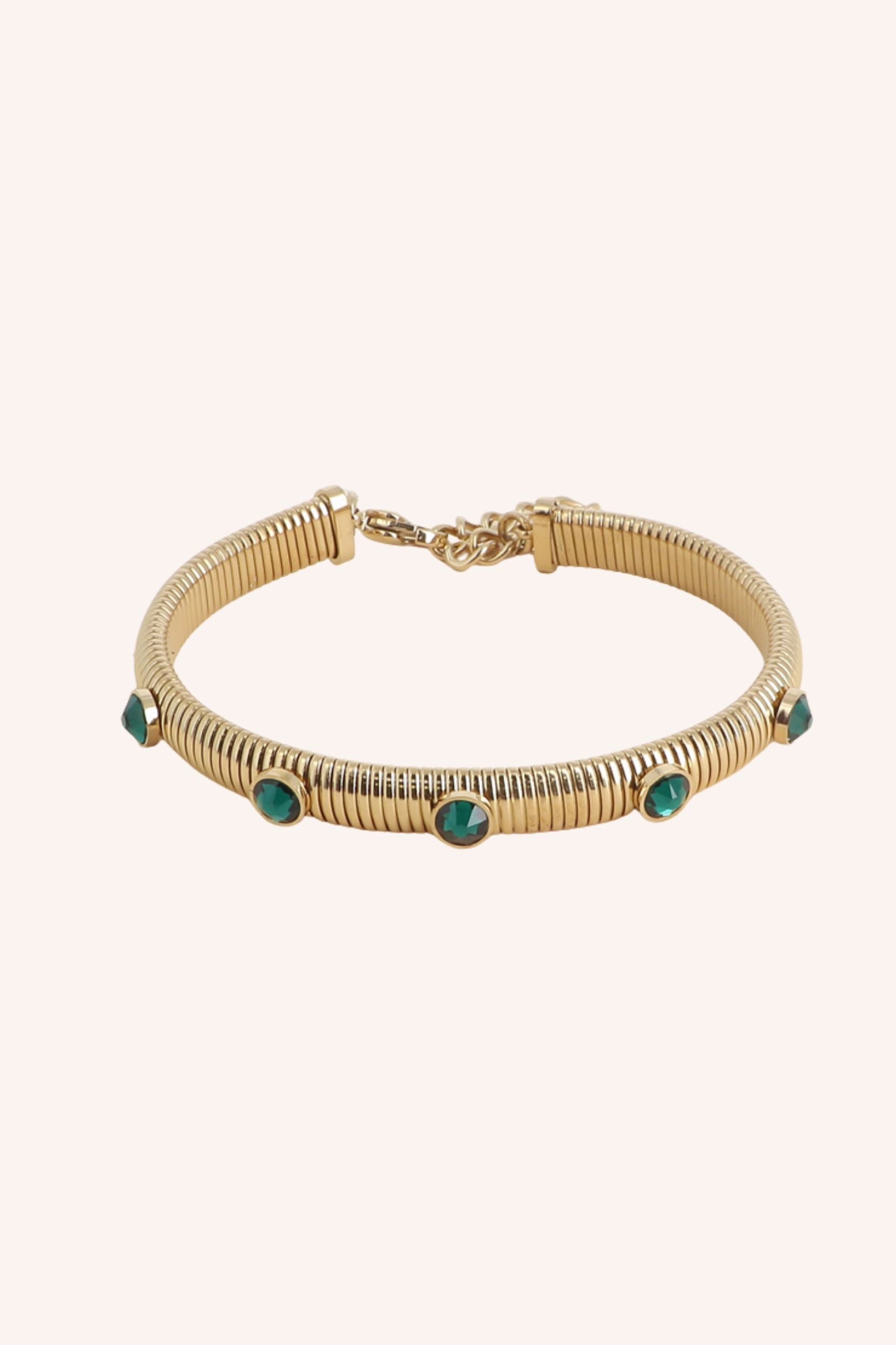 Bracelets Bohm Paris - Eden Bracelets sur fil Bohm Paris Émeraude 