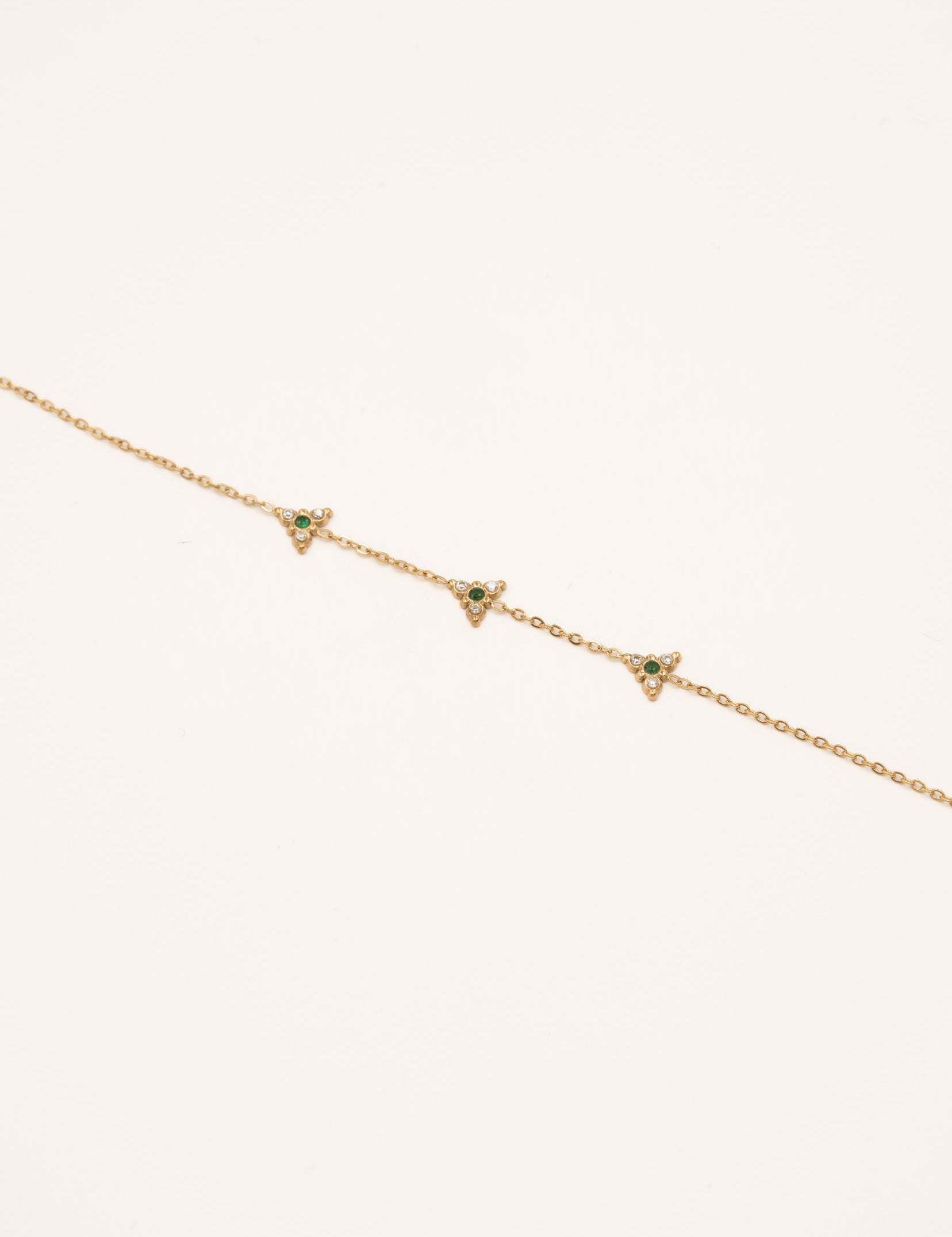 Bracelets Bohm Paris - Héloise Bracelet chaîne simple Bohm Paris Vert 