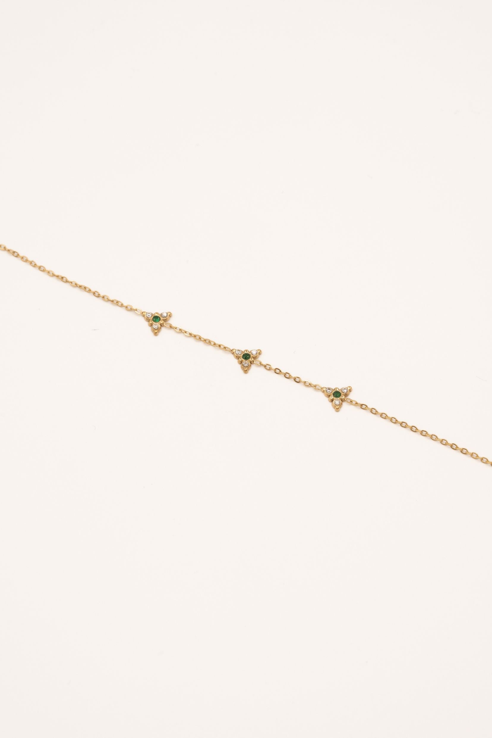 Bracelets Bohm Paris - Héloise Bracelet chaîne simple Bohm Paris Vert 